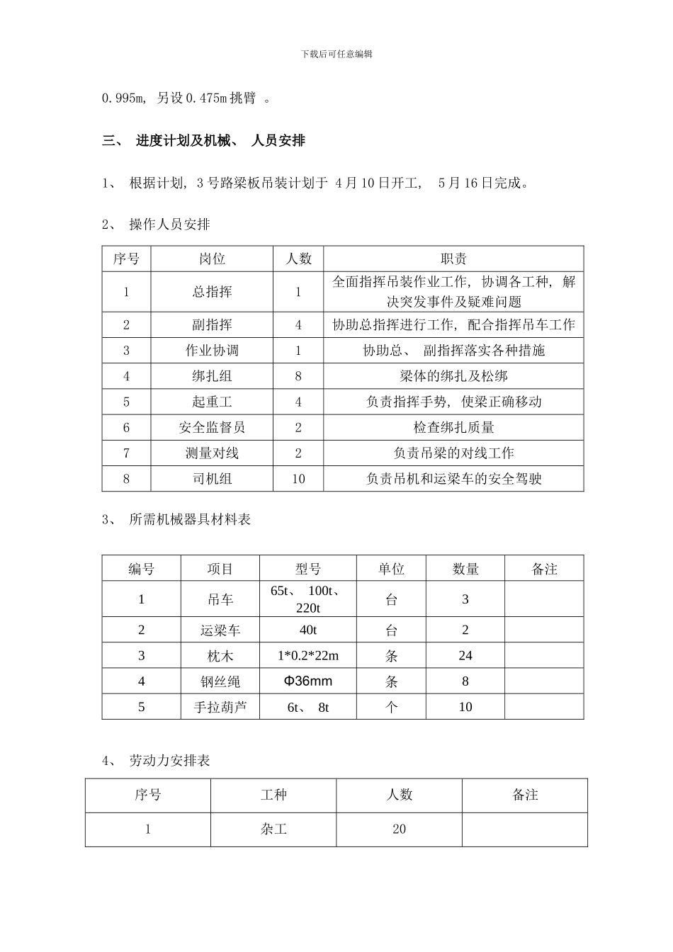 梁板吊装安全方案样本_第2页