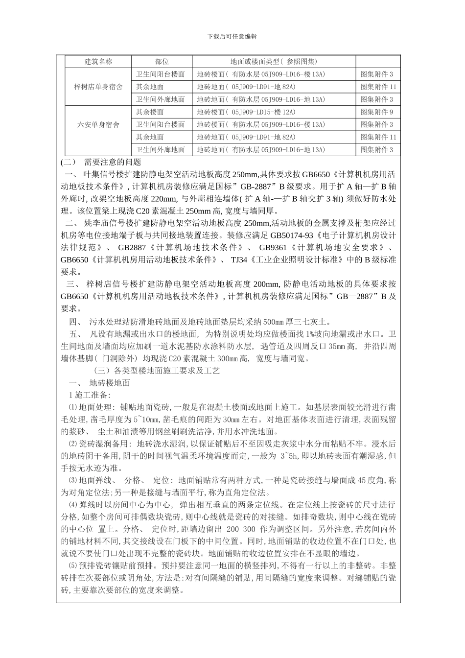 楼地面技术交底样本_第3页