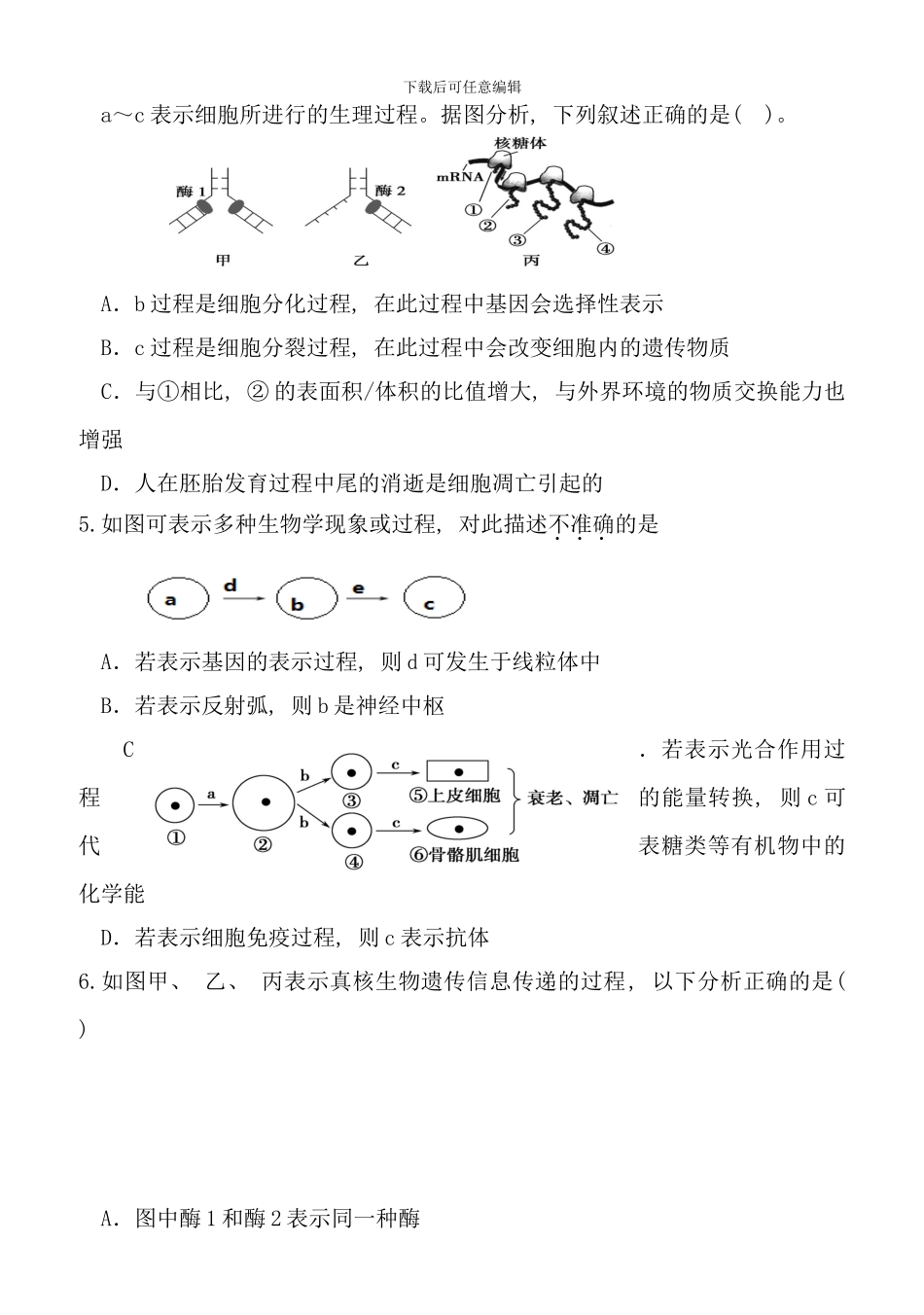 模式图专项练习样本_第2页