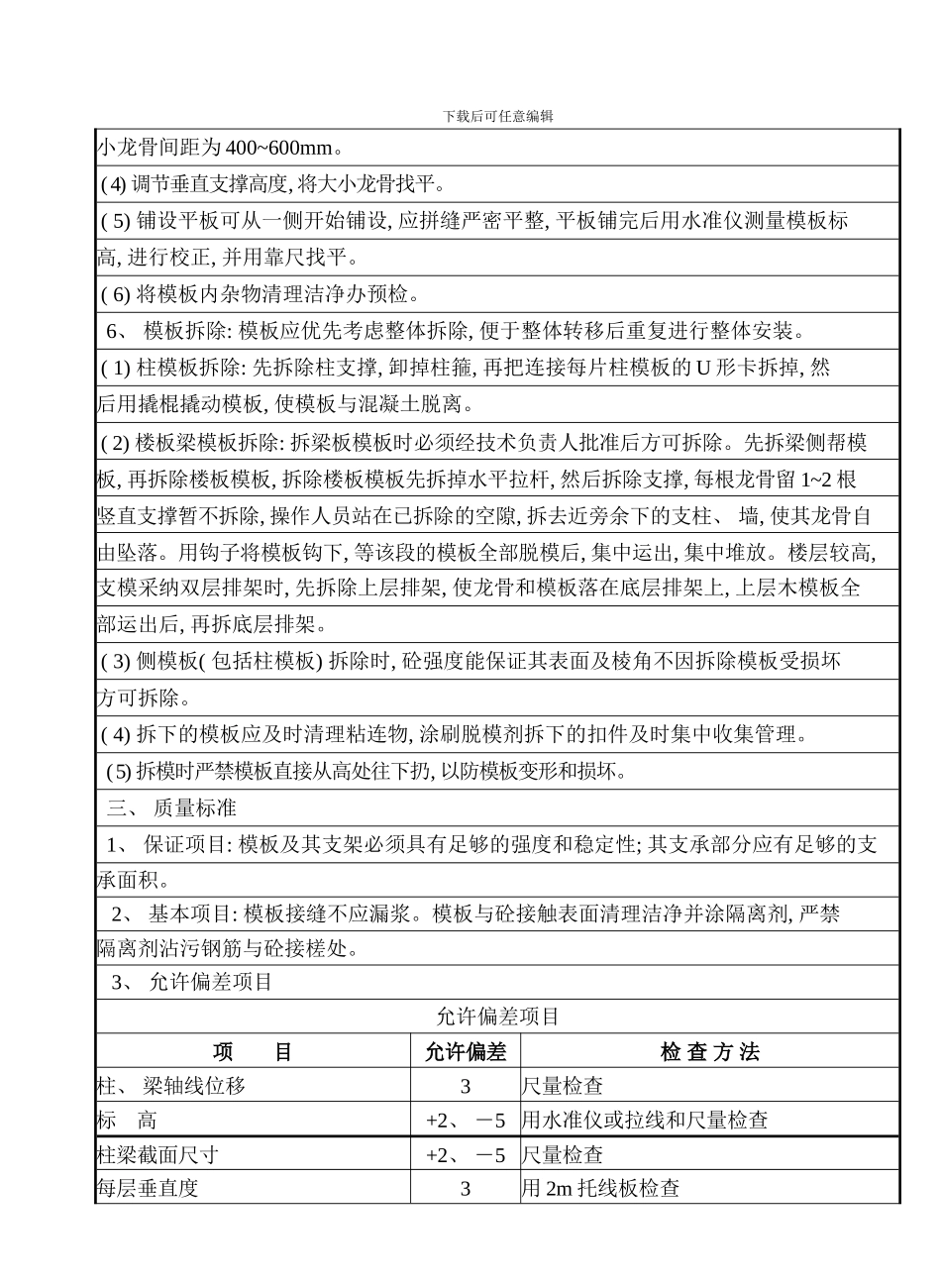 模板技术交底记录样本_第3页