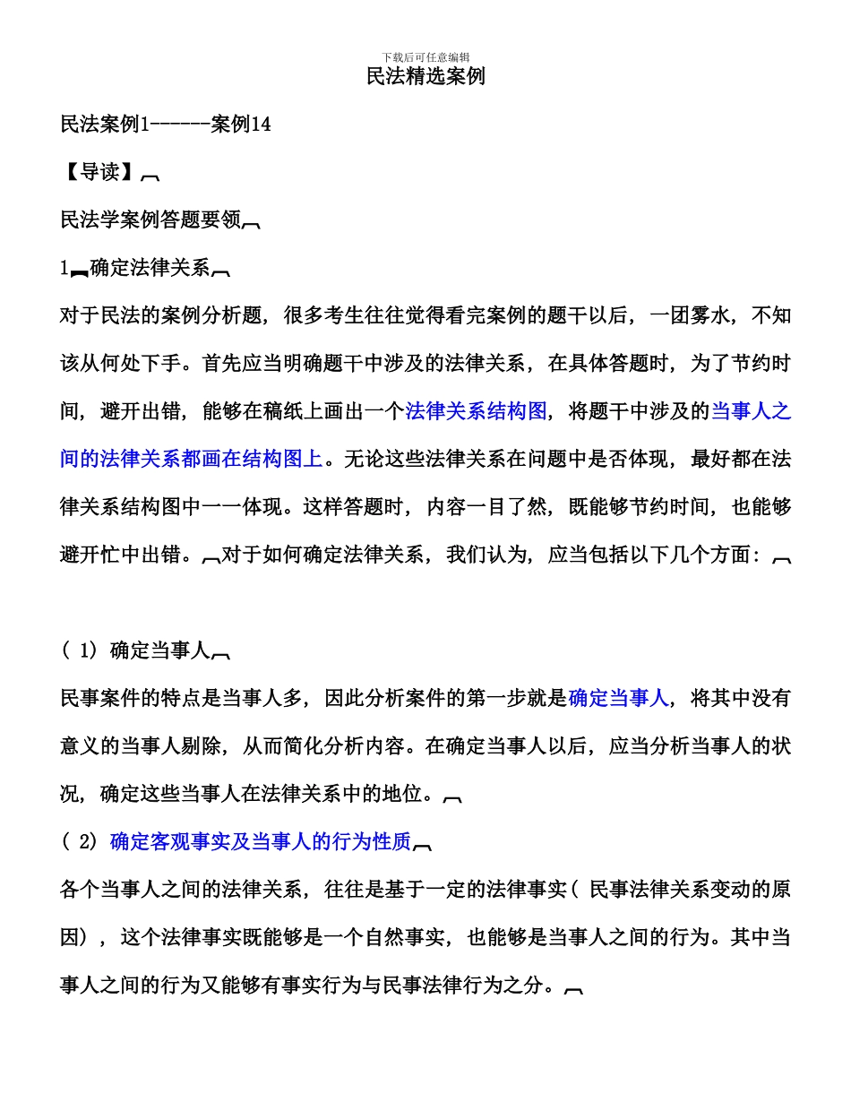 民法精选案例_第1页