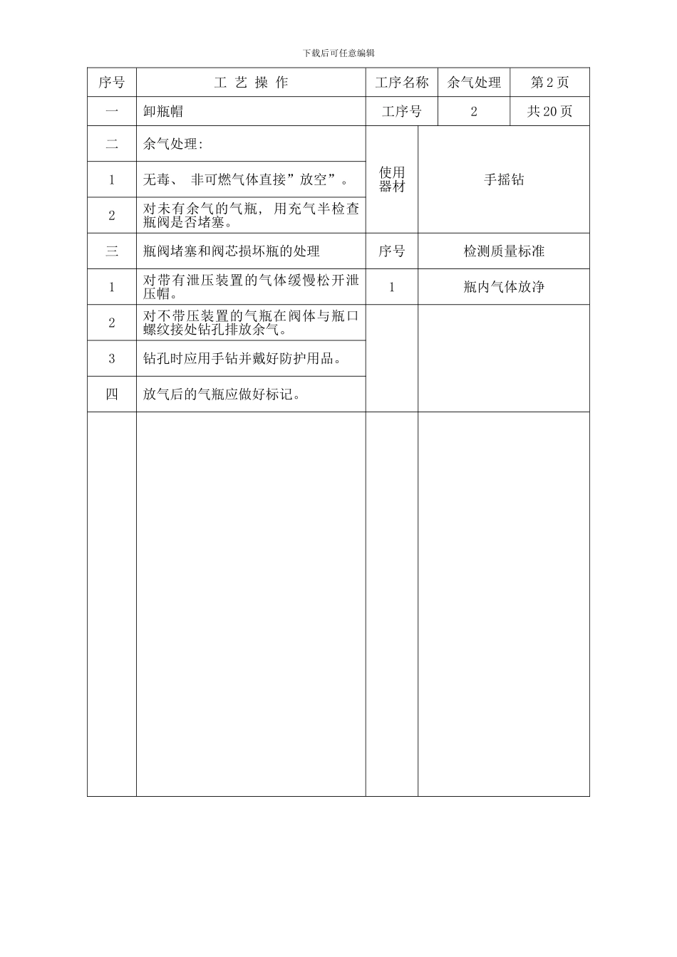 气瓶检验工艺卡模板_第3页