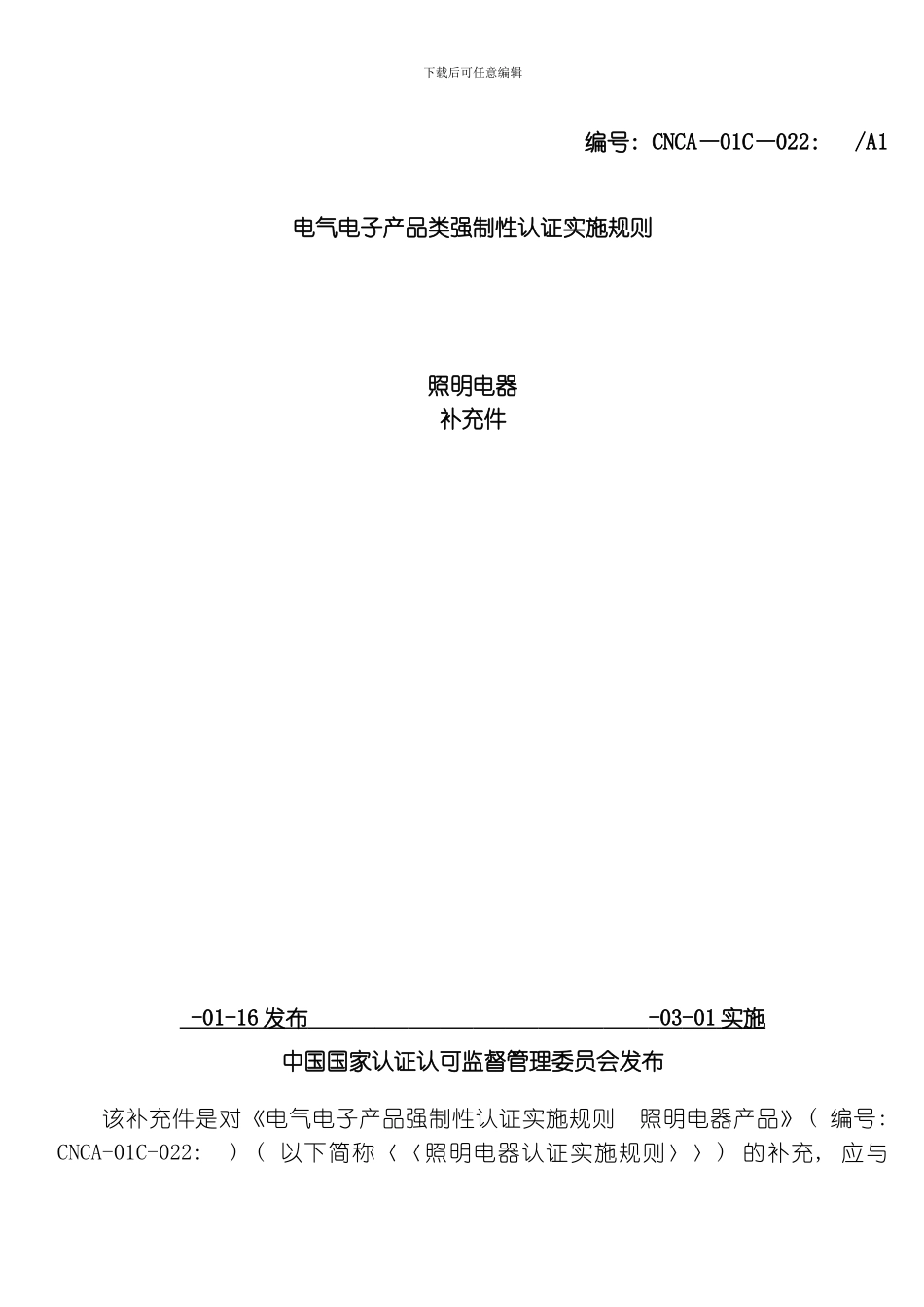 氙气灯标准参考资料模板_第1页