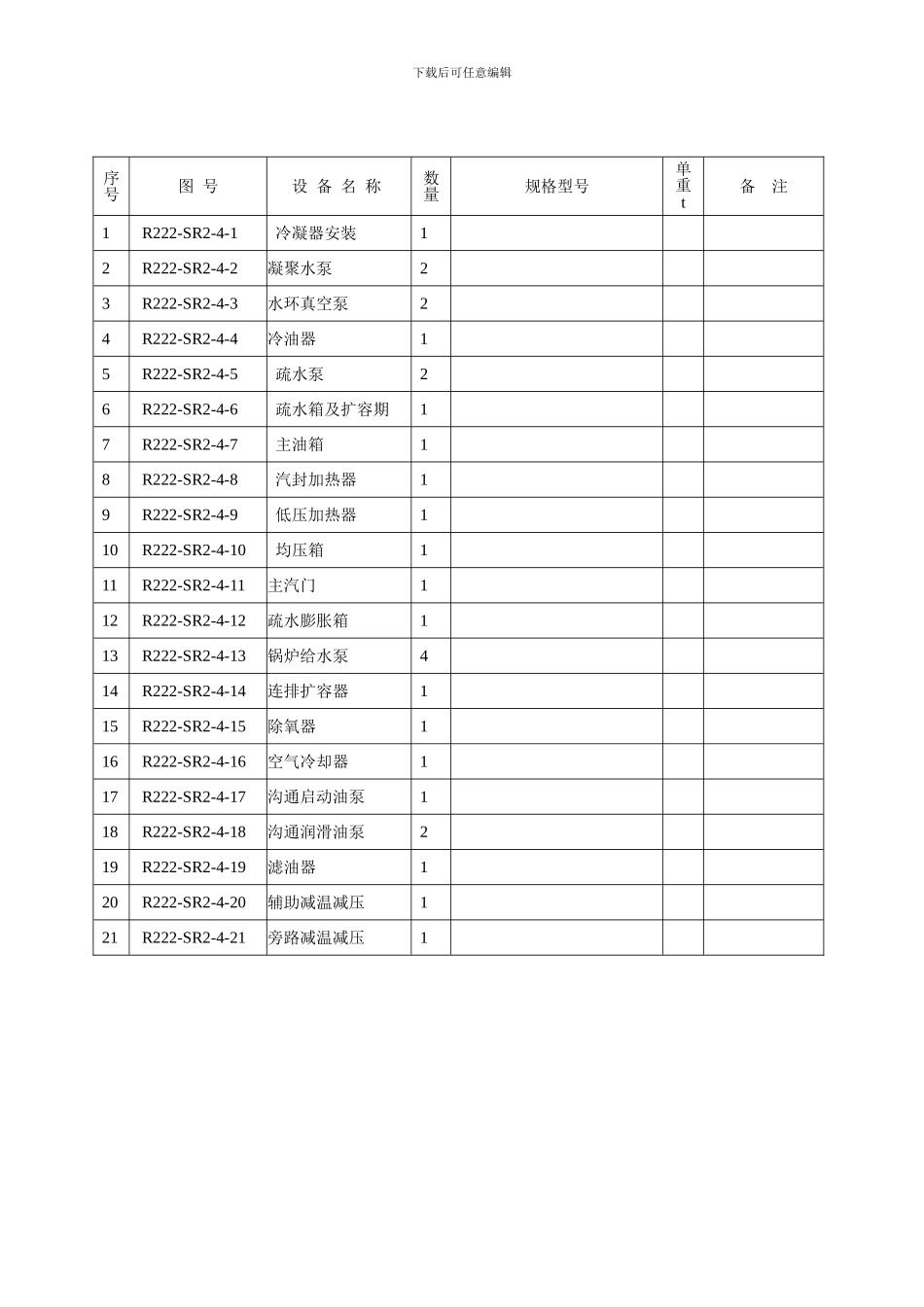 水泵安装施工方案模板_第3页