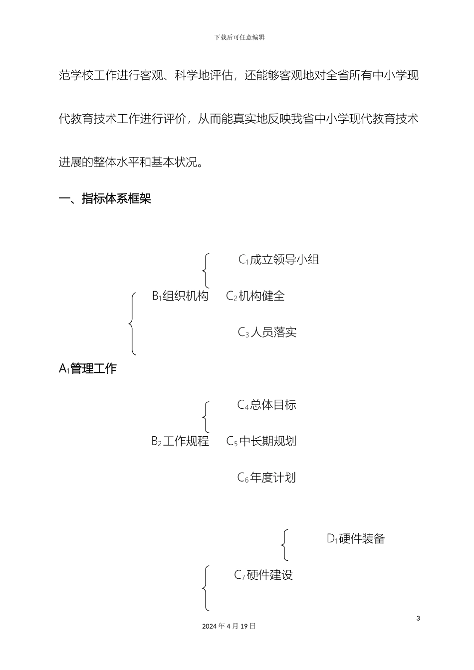 江西省中小学现代教育技术工作评价指标体系模板_第3页