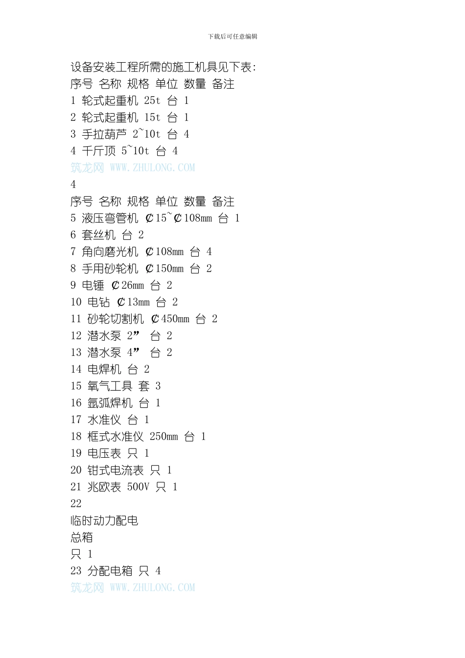污水处理厂技术措施模板_第3页