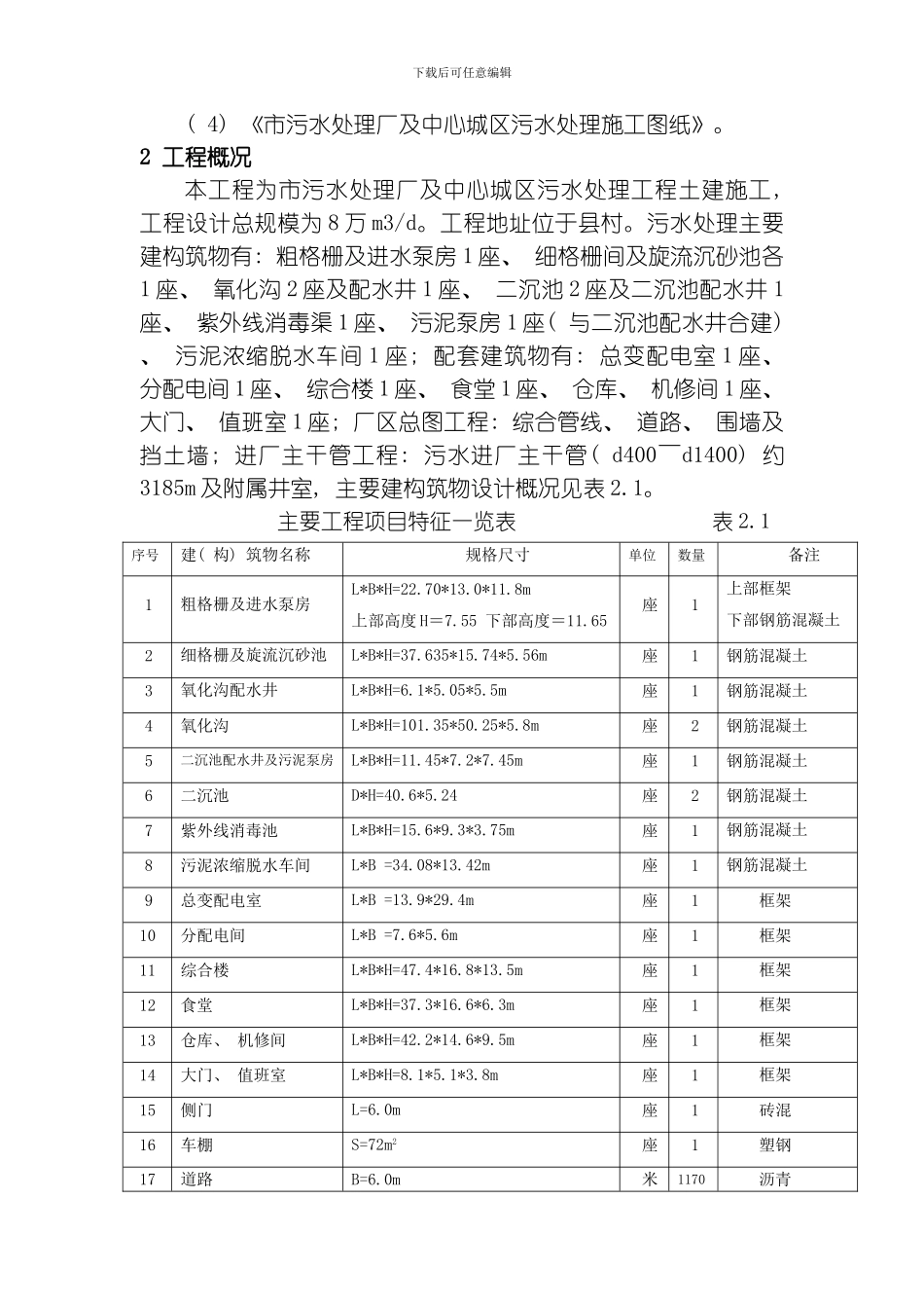 污水处理厂施工测量方案模板_第2页