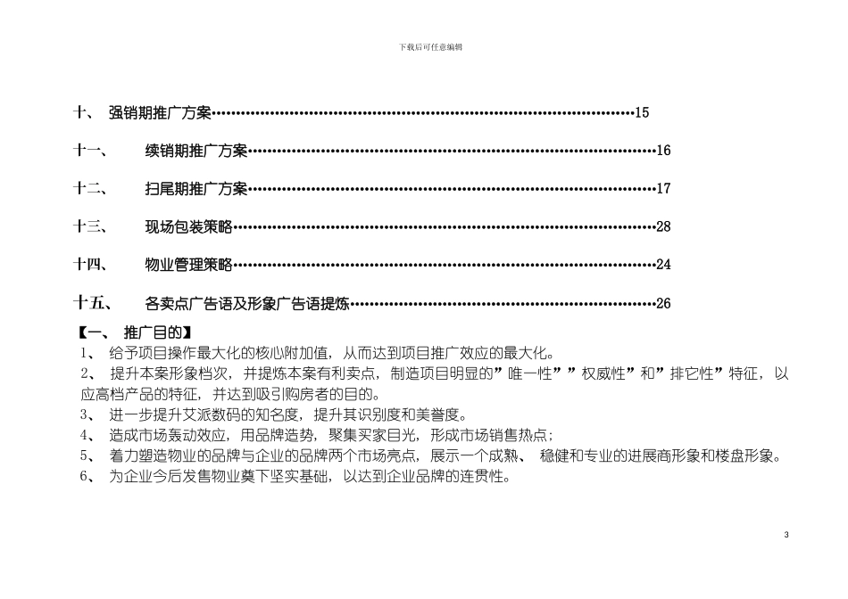 泉州艾派数码广场SOHO写字楼推广方案模板_第3页