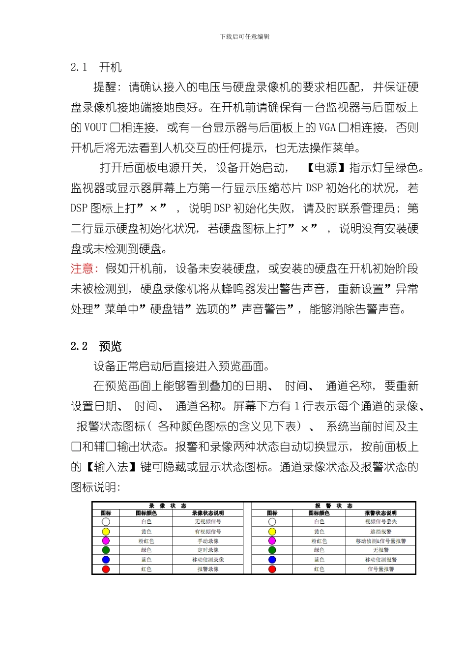 海康威视网络硬盘录像机操作手册CHEN样本_第3页