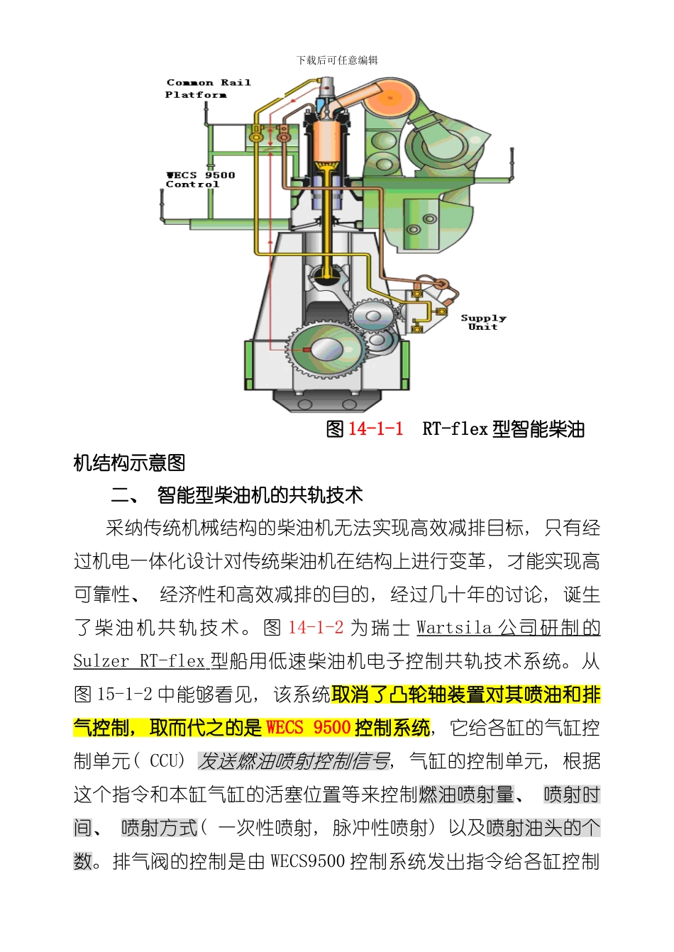 海船船员适任证书知识更新船用电喷柴油机控制系统样本_第3页
