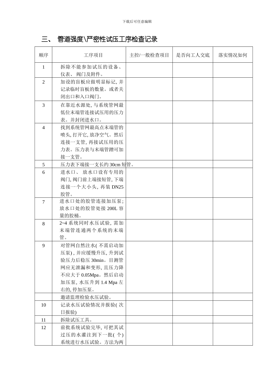 消防管道试压及安装方案样本_第3页