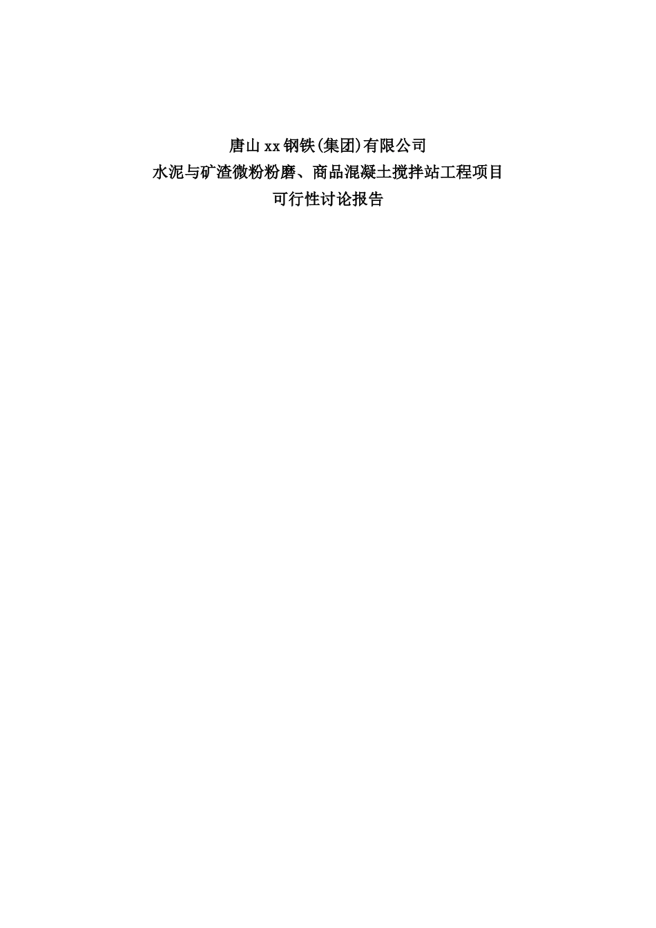 混凝土工程项目可行性研究报告_第2页