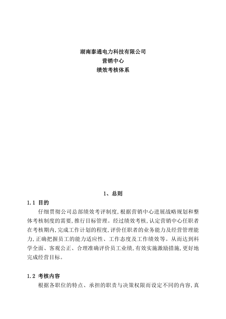 湖南公司绩效考核体系_第2页