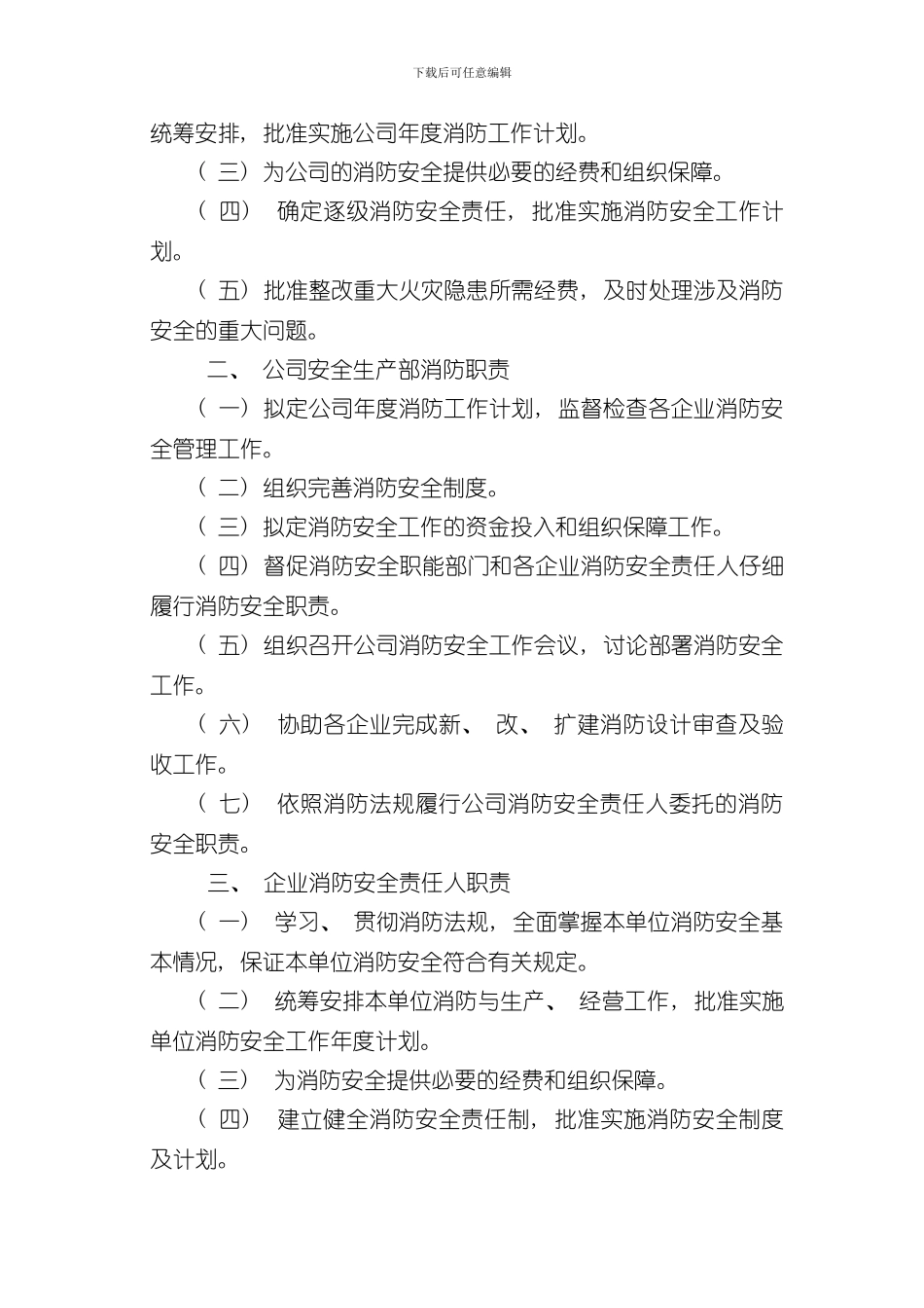火力发电厂消防安全管理制度样本_第2页