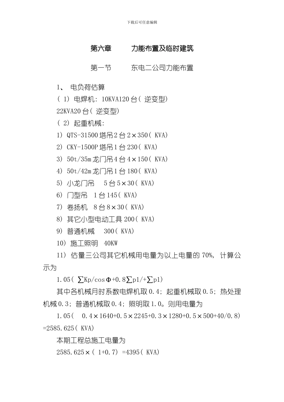 火力发电工程样本_第1页