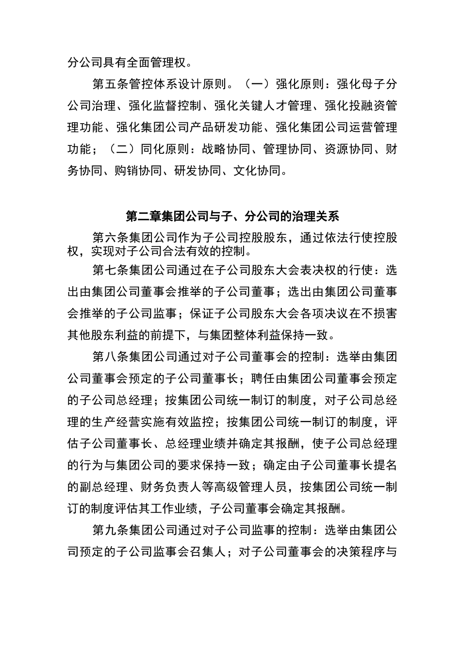 XXX集团管控制度_第2页