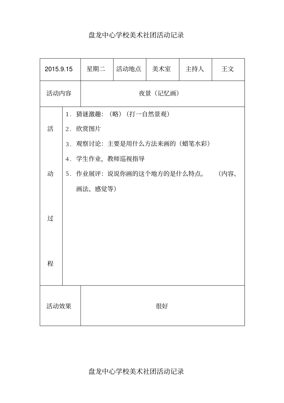 盘龙美术社团活动记录分析_第3页