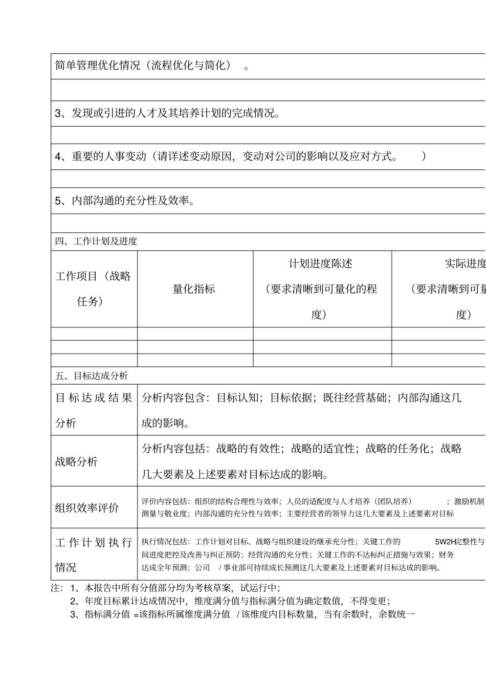 目标达成分析报告模板_第2页