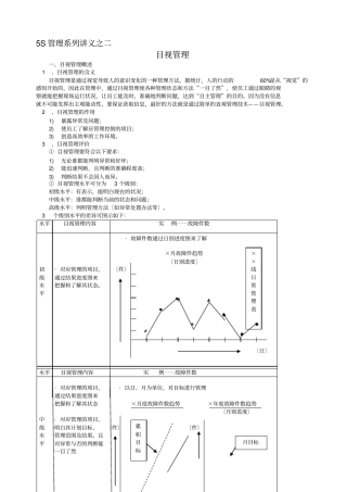 目视管理基础知识讲义