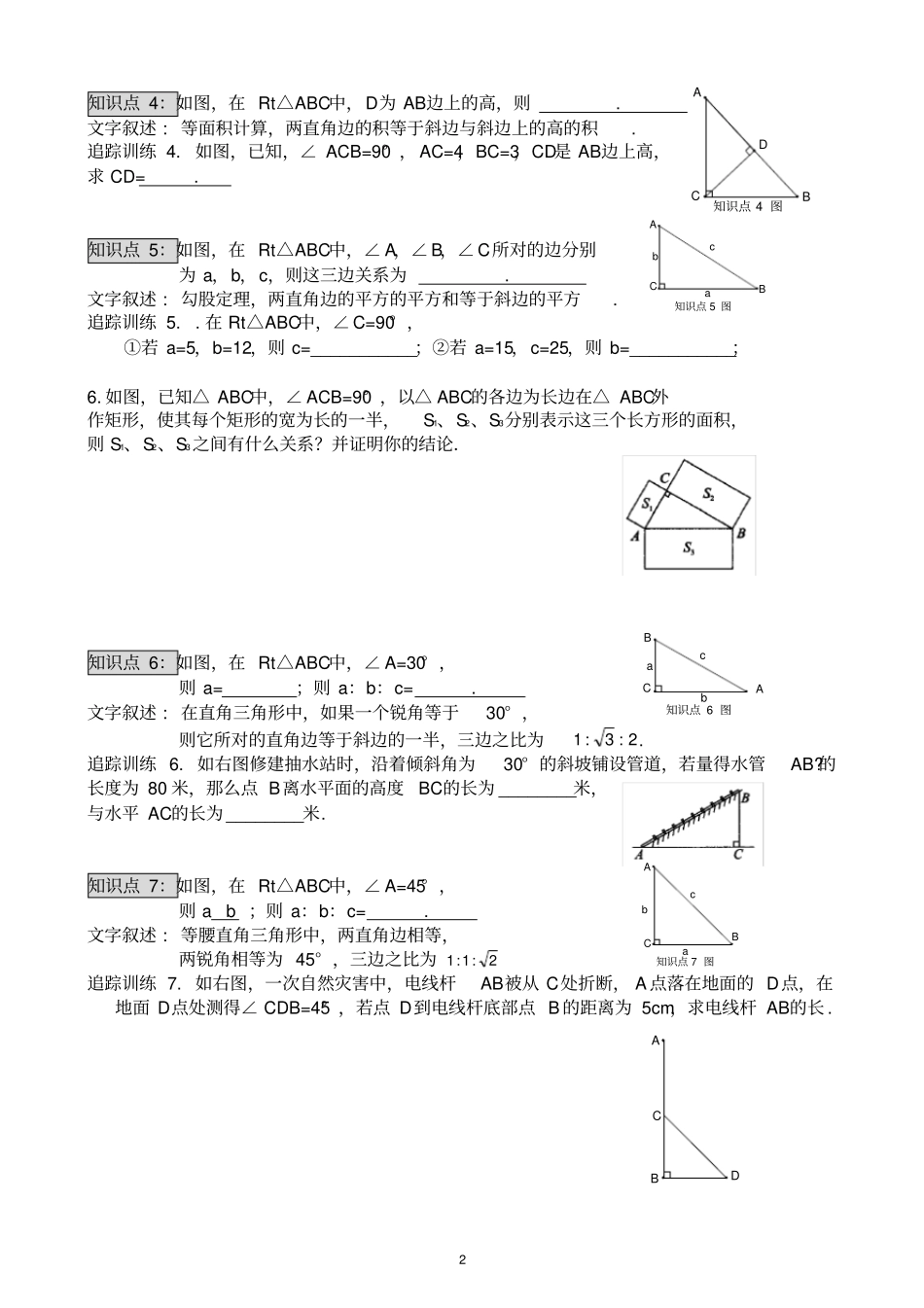 直角三角形复习专题_第2页