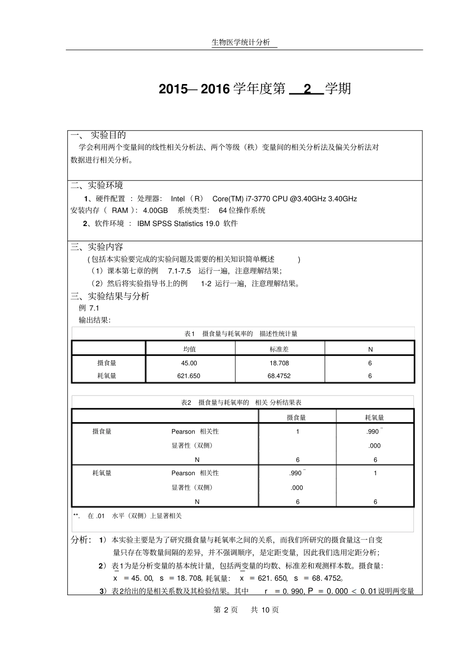 相关分析试验报告资料_第2页