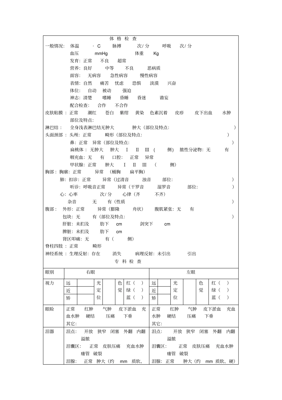 眼科病历模版_第2页