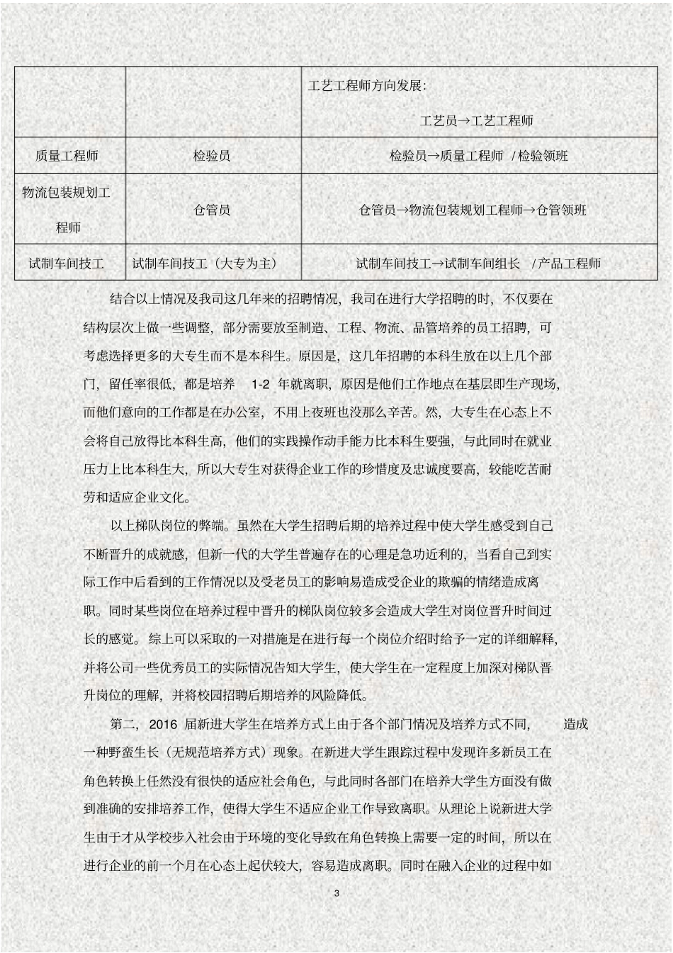 知名企业进大学校园招聘计划方案_第3页