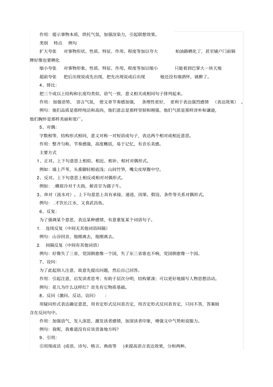 知识集锦之修辞手法_第2页