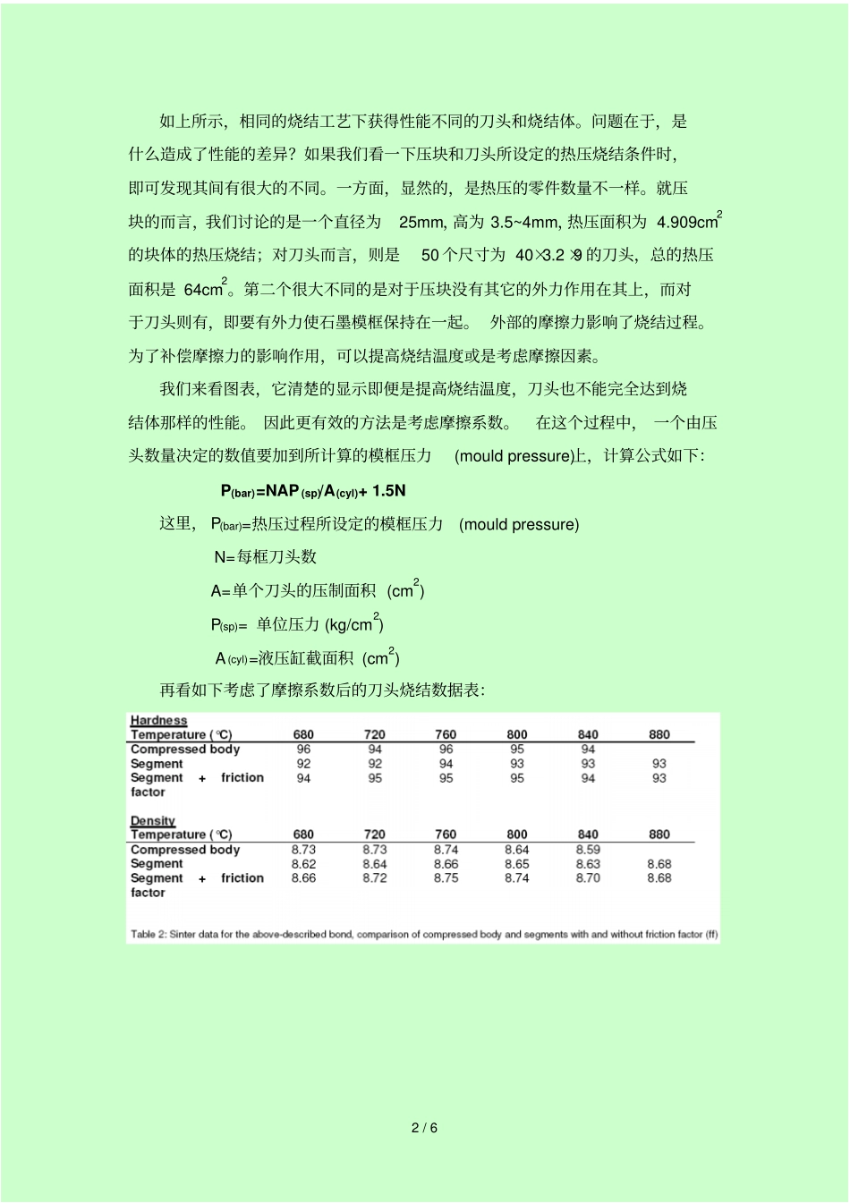 石墨模具及摩擦系数对热压烧结的影响译自飞羽简报2003年07期_第2页
