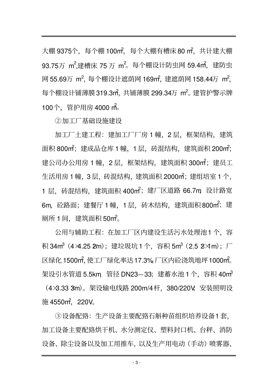 石斛基地及加工厂项目可行性研究报告_第3页
