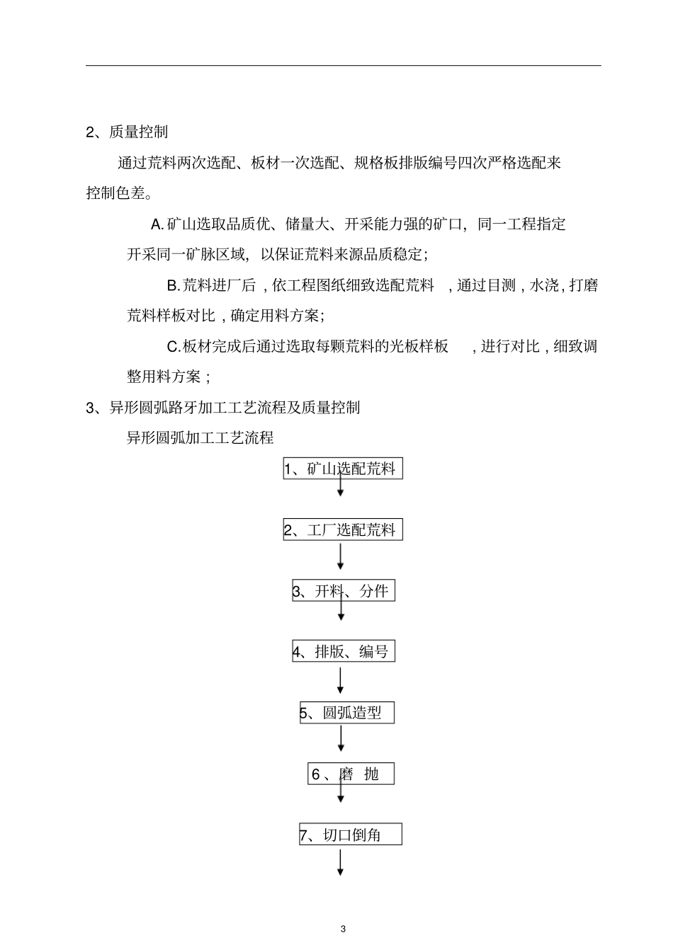 石材工艺和质量保证措施-石材-加工_第3页