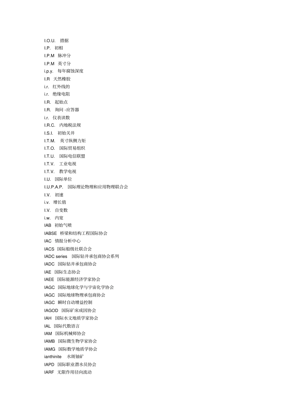 石油英语词汇I1讲解_第2页