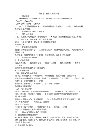 石灰石脱硫系统