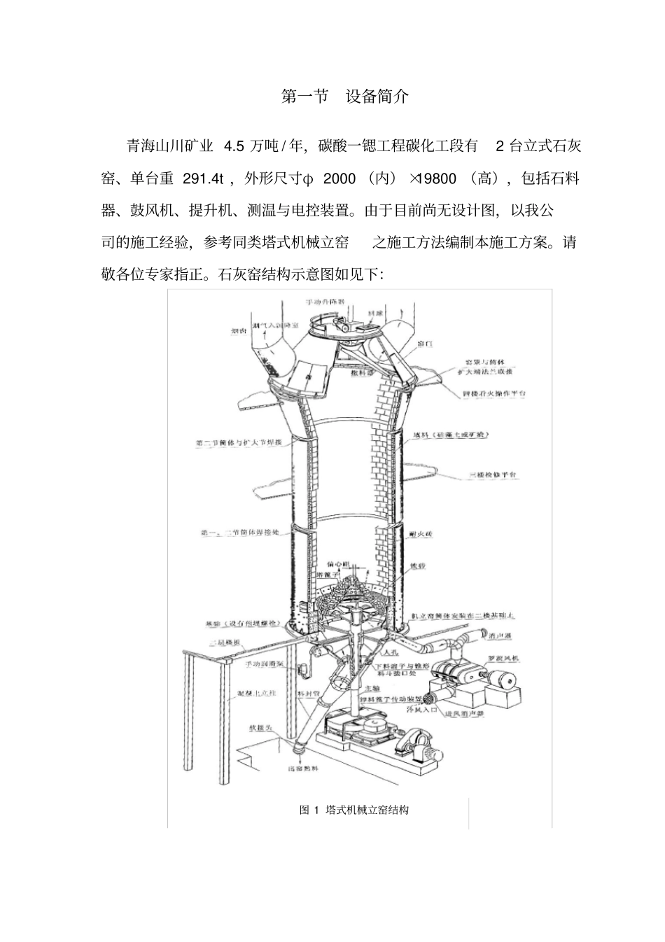 石灰窑施工方案_第2页