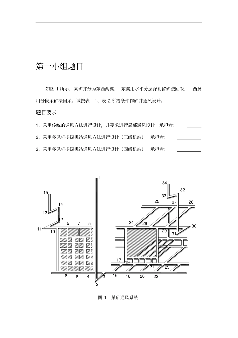 矿井通风作业设计_第1页