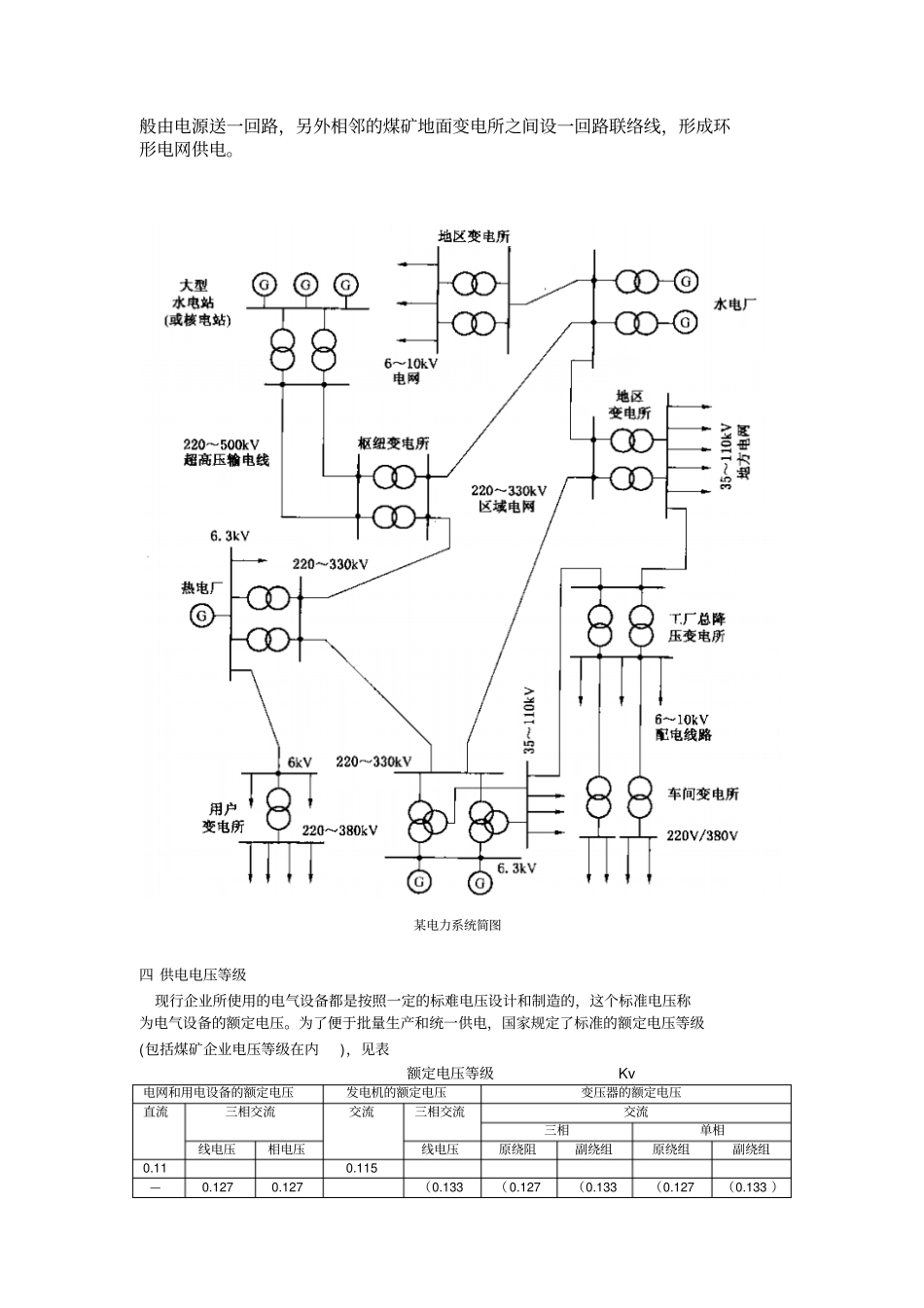 矿山供电系统方案设计书_第3页