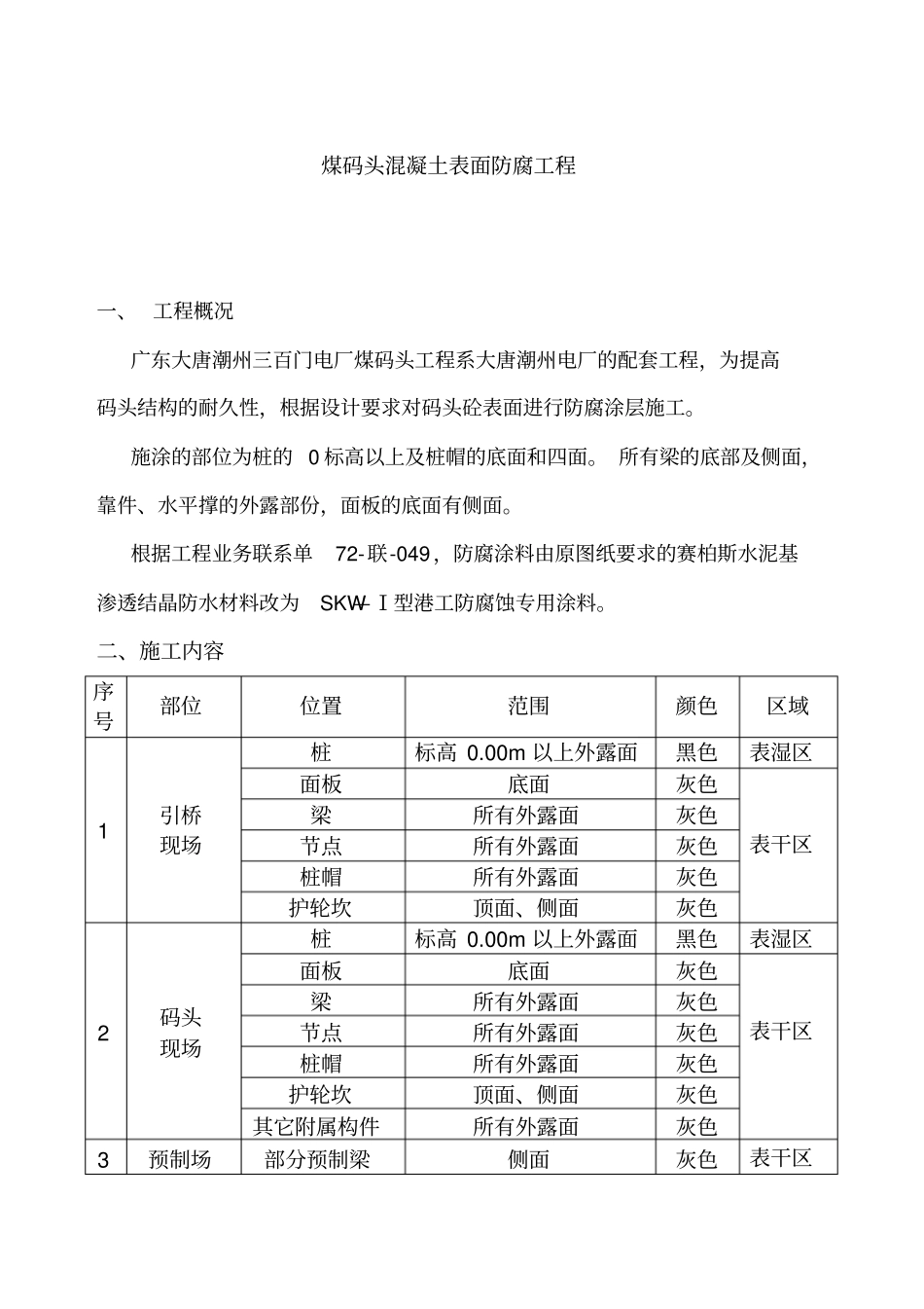 码头防腐方案_第1页