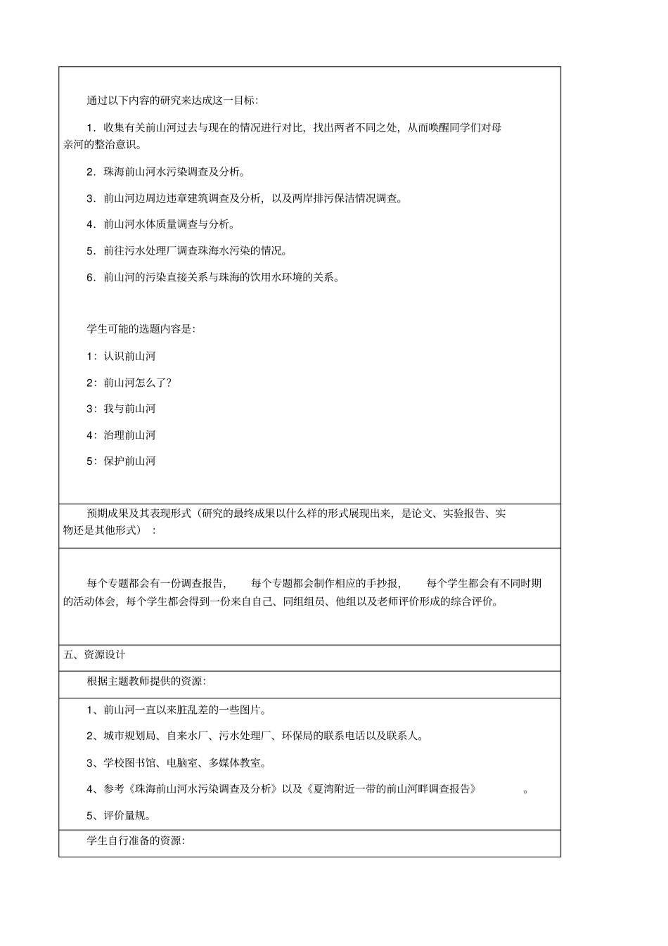 研究性学习方案_第3页