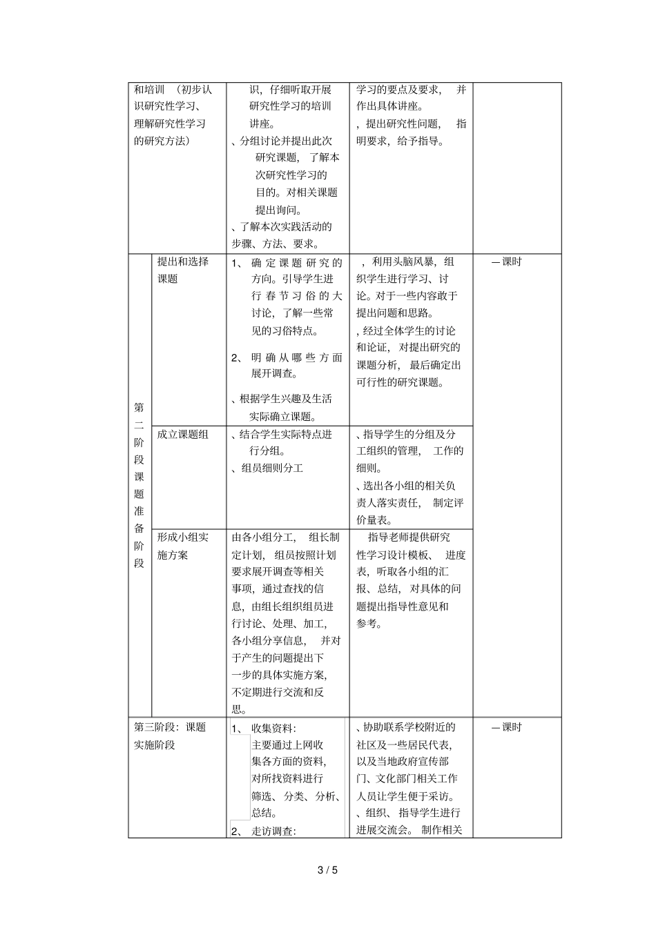 研究性学习设计方案_第3页