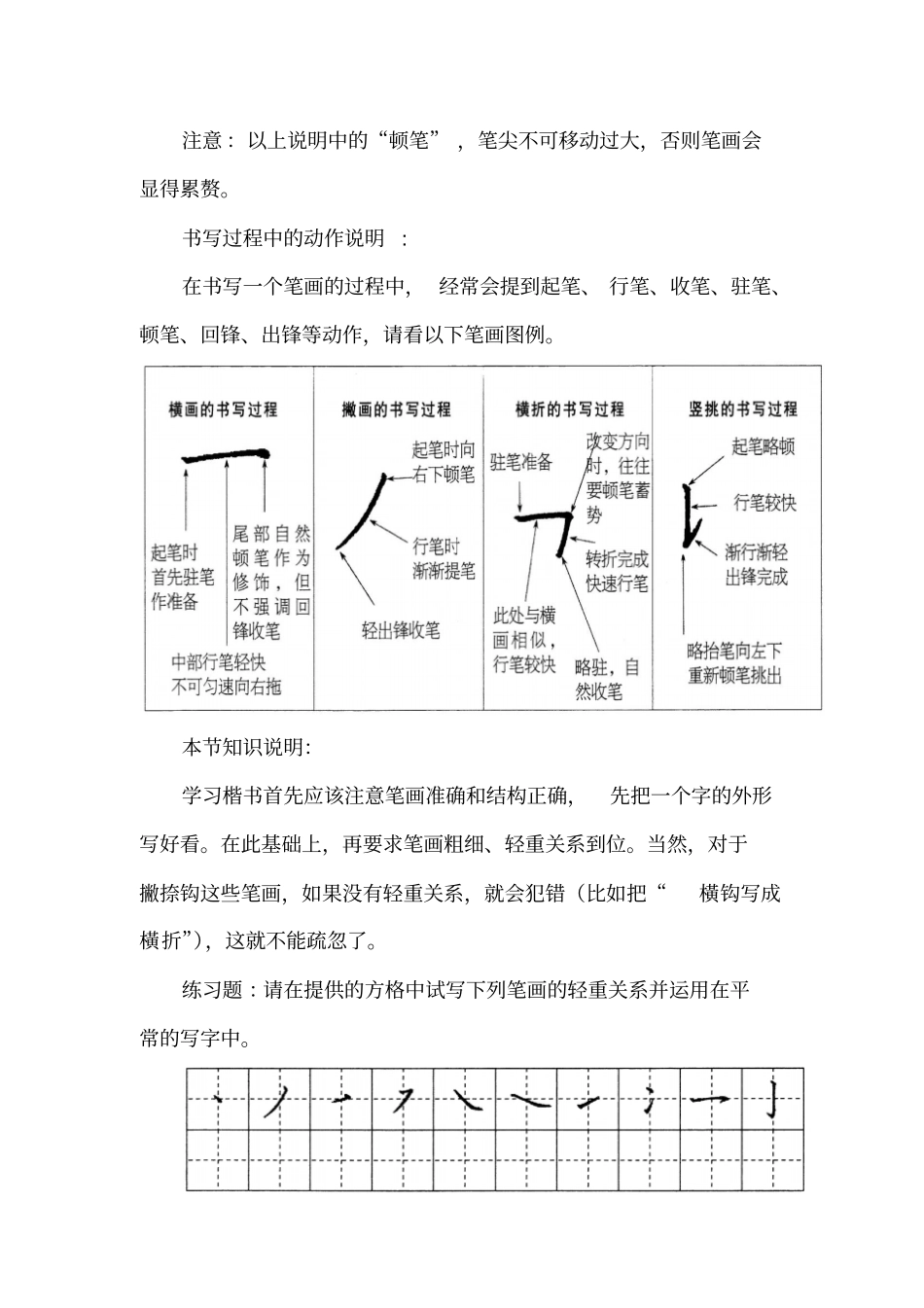 硬笔楷书规范教程_第3页
