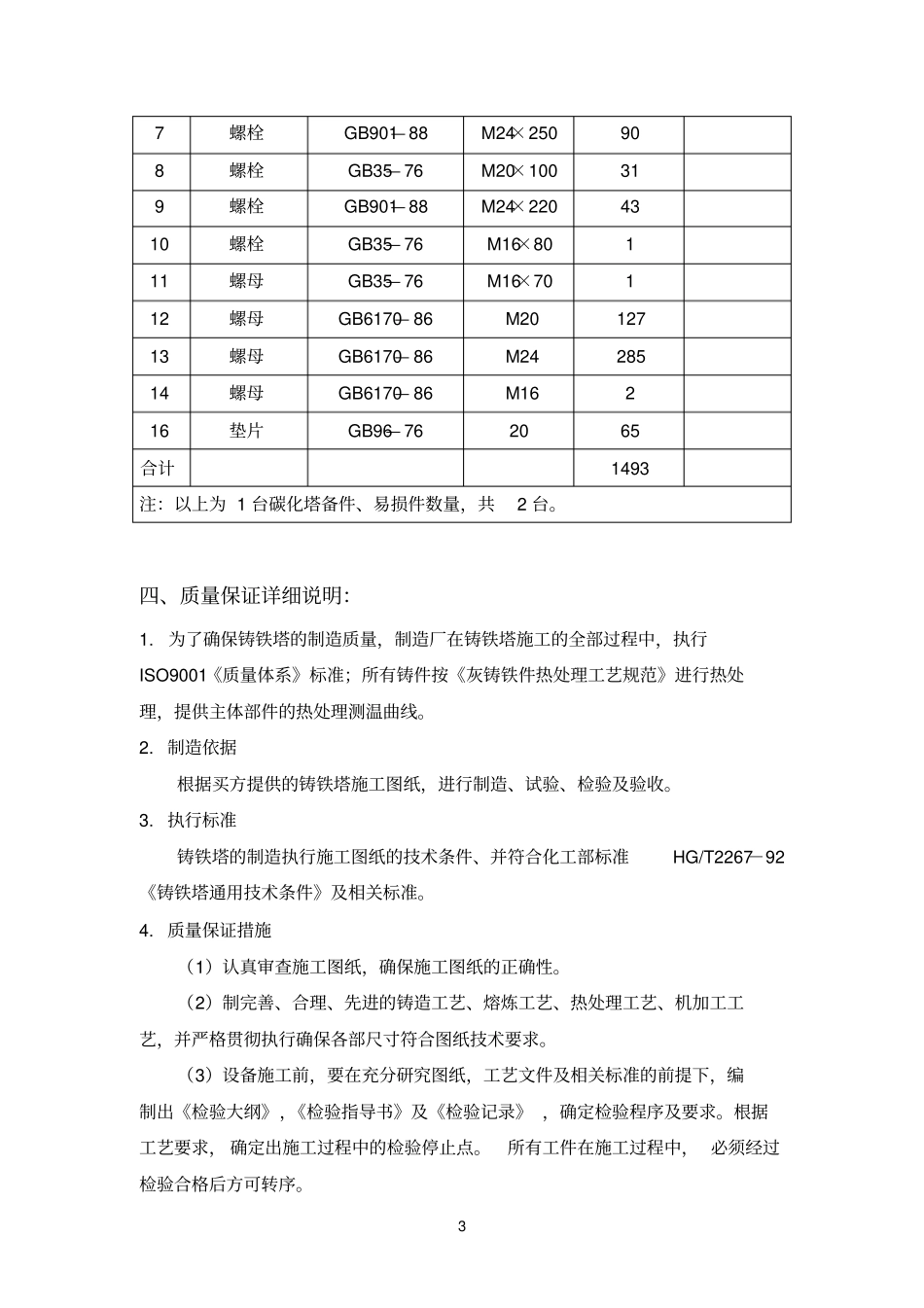 碳化塔招标技术协议宏基_第3页