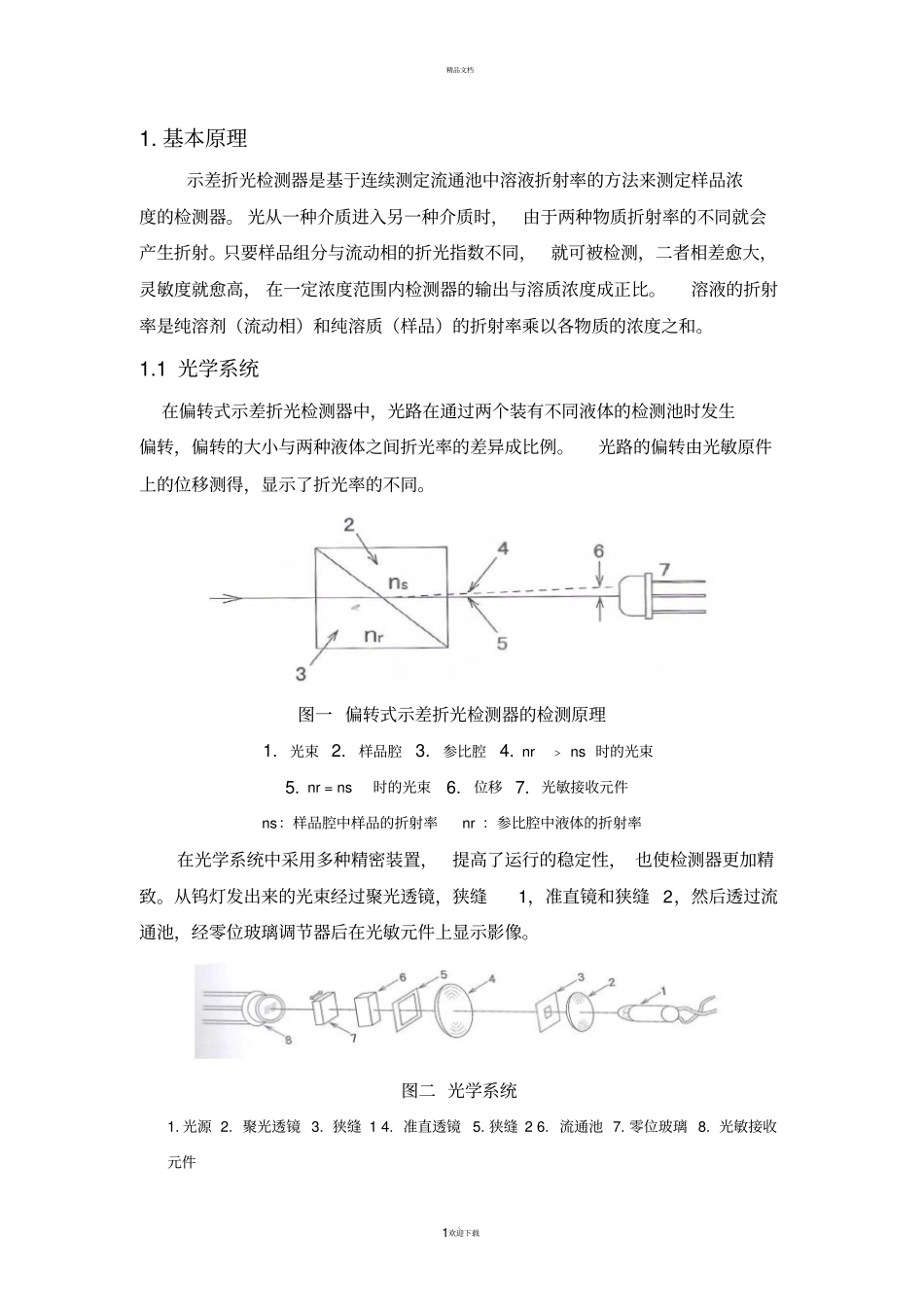示差折光检测器使用说明原理_第1页