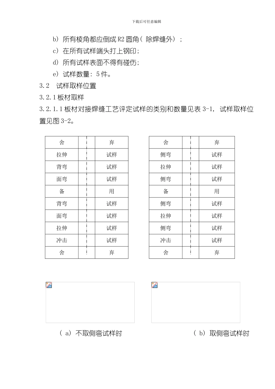 焊接工艺评定试验试样取样工艺规程样本_第2页