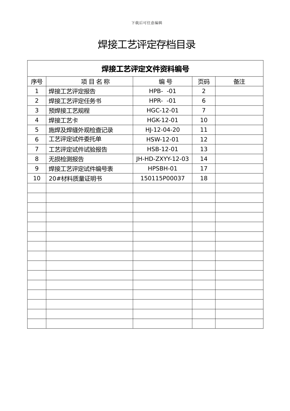 焊接工艺评定报告样本_第2页