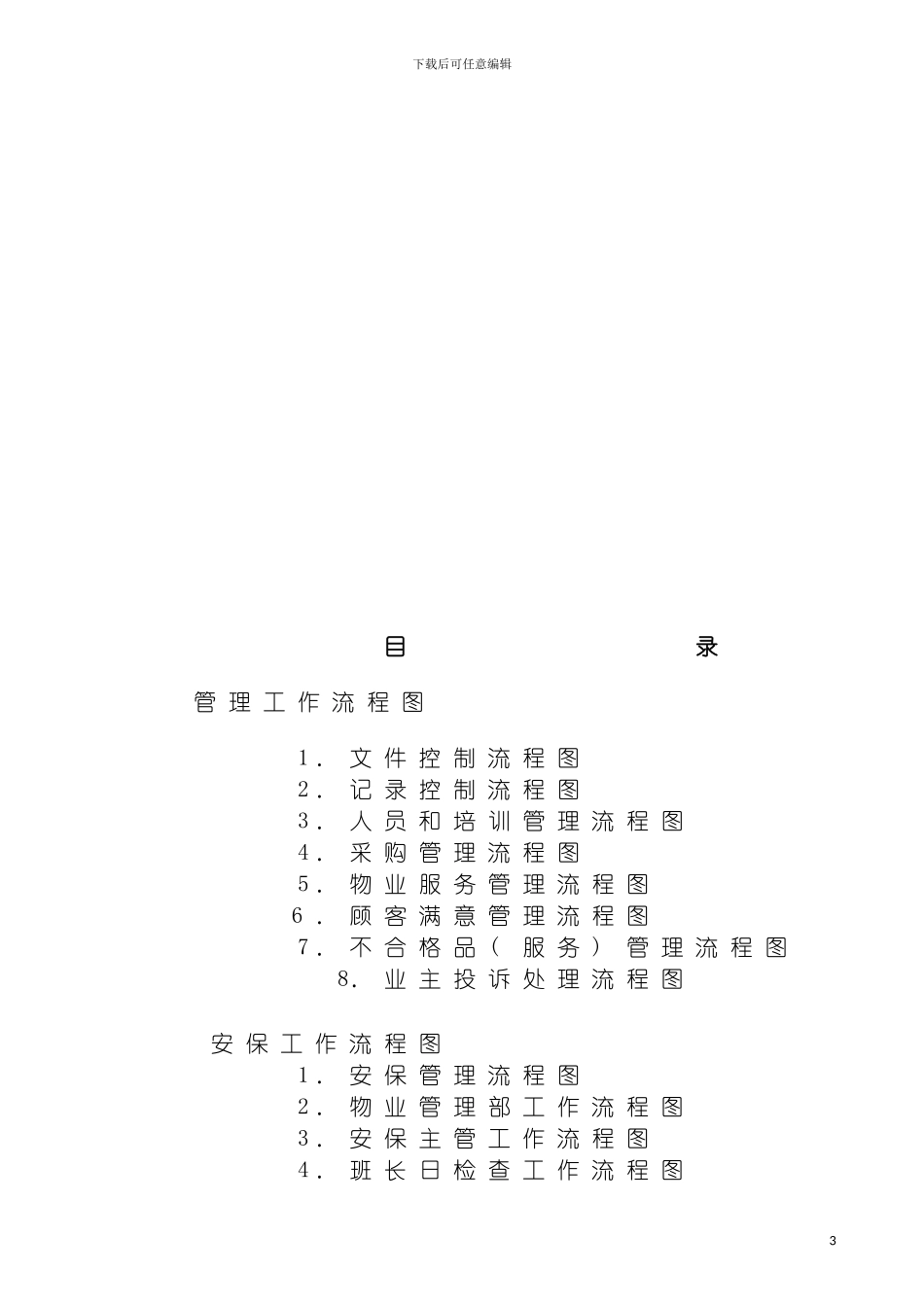 物业管理工作流程图全套模板_第3页