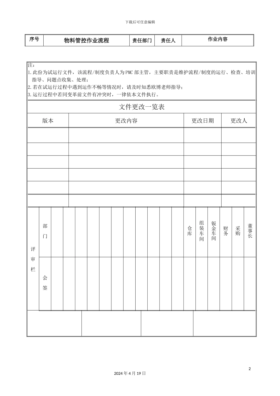 物料管控管理制度_第2页