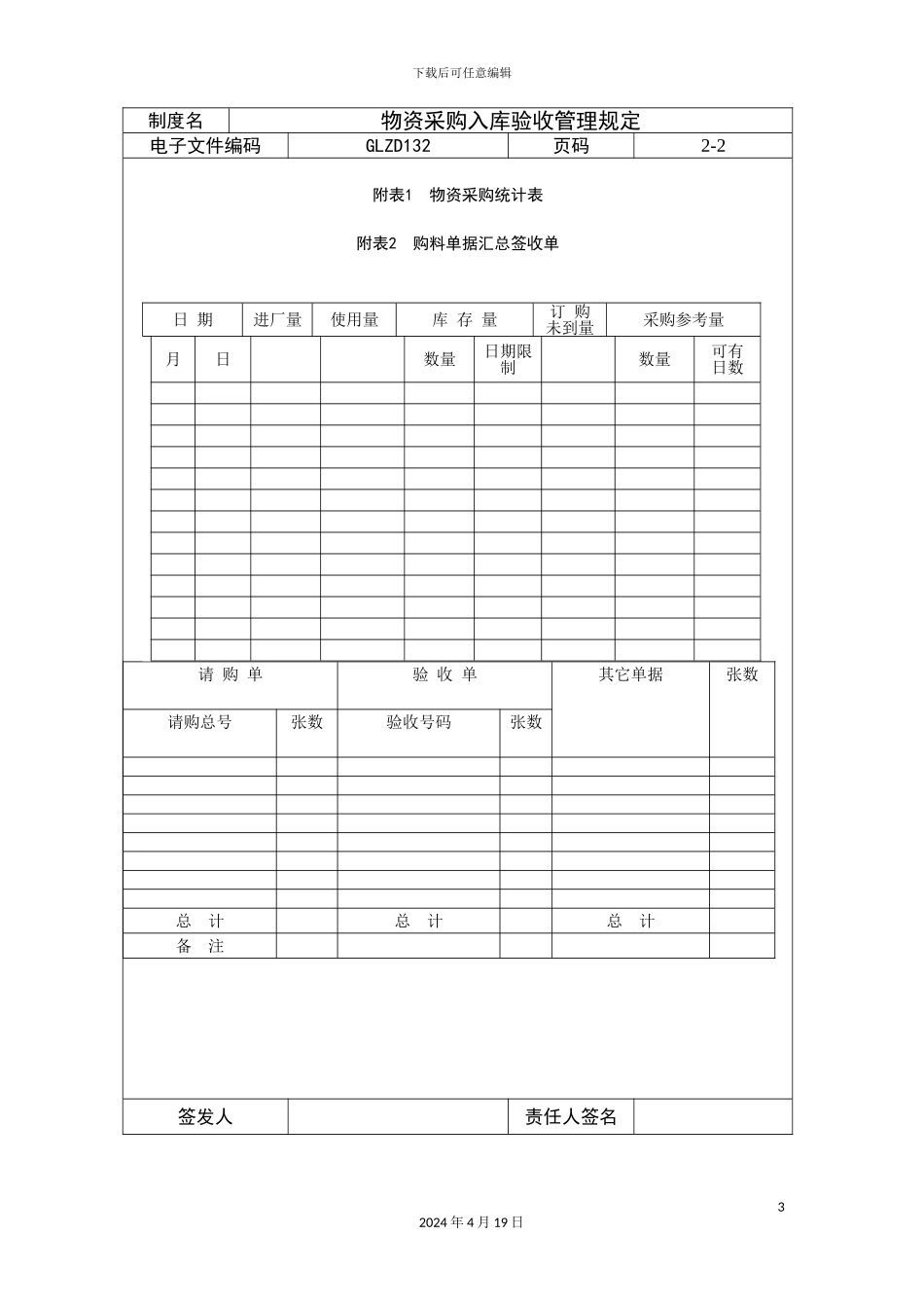 物资采购入库验收管理制度_第3页