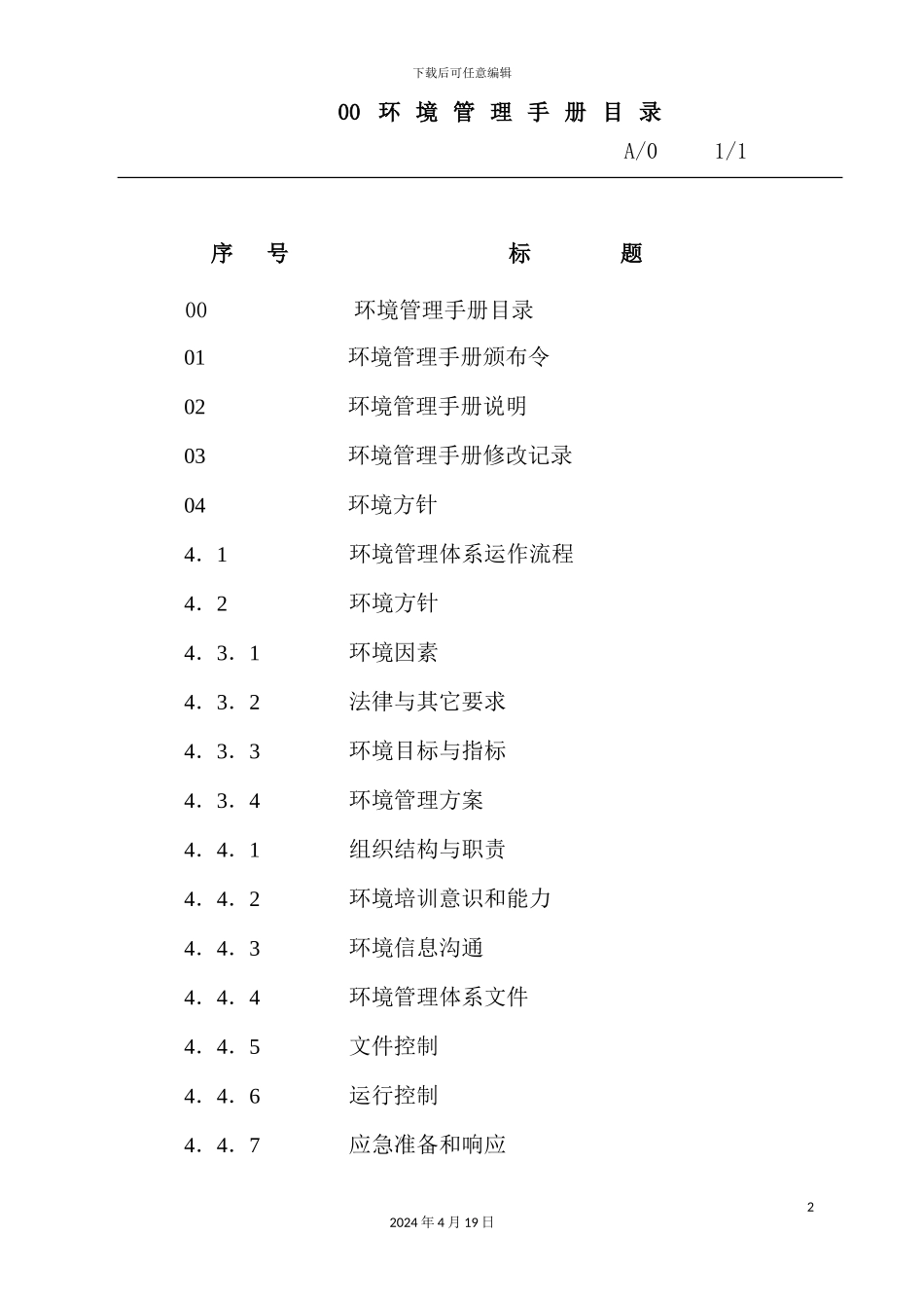 环境管理手册指引_第2页