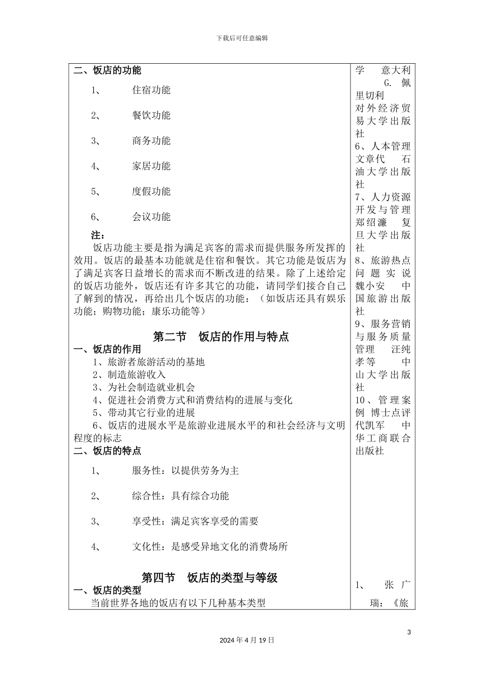 现代酒店管理教程与讲义样本_第3页