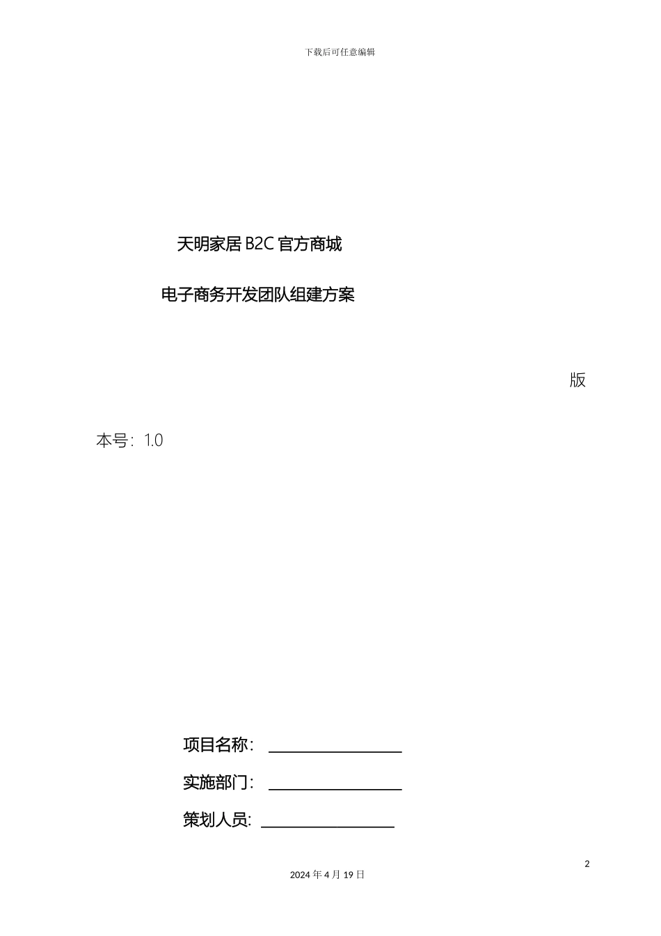 电子商务开发团队组建方案_第2页